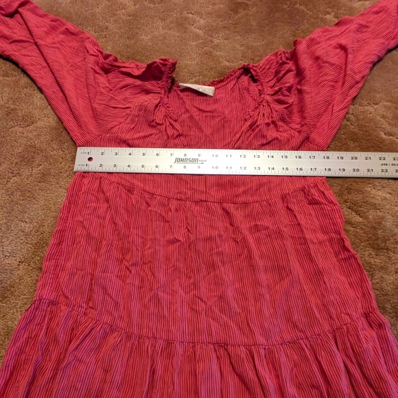 Natalie Martin Cute Pink Striped Maxi Dress - Size XS - Picture 4 of 7